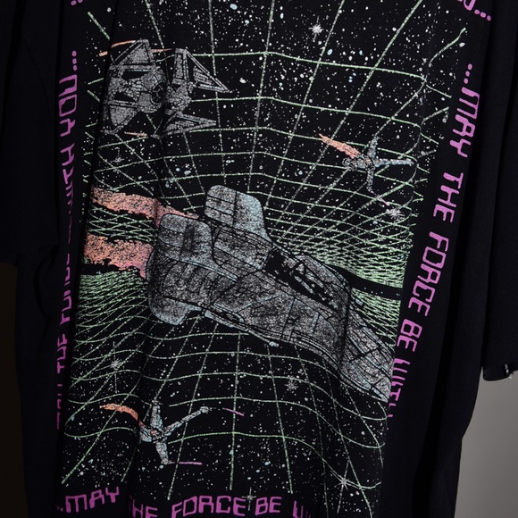 Vintage 1980 Star Wars Tee - Picture 4 of 10